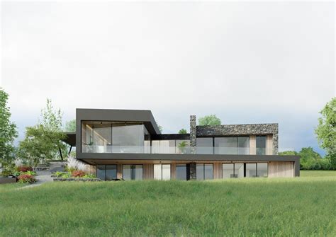 Architektonický návrh moderní budovy