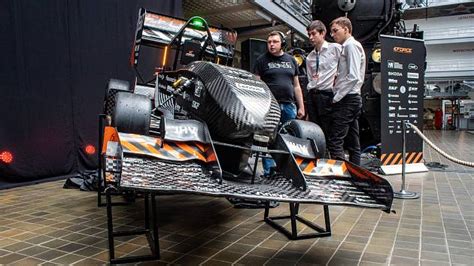 Vozidlo týmu eForce Prague Formula