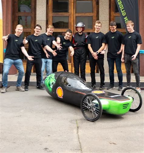 Vozidlo Shell Eco-marathon týmu Green Gliders