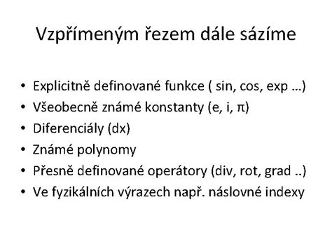 Příklad sazby matematického textu v LaTeXu