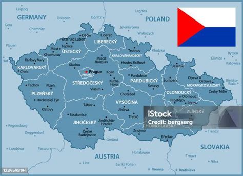 Mapa České republiky s vyznačenými univerzitními městy
