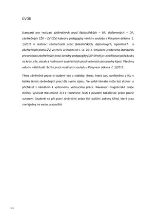 Příklady témat diplomových prací z psychologie
