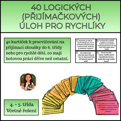 Ilustrace logických úloh pro děti