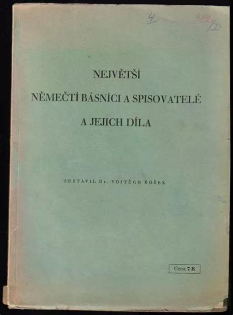 Němečtí spisovatelé a jejich díla