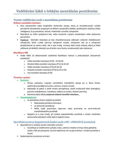 Přehled legislativy pro vzdělávání žáků se SVP