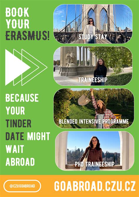 Infografika s možnostmi podpory pro studenty Erasmus+