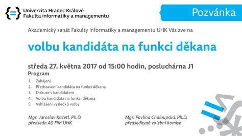 Volby děkana na univerzitě
