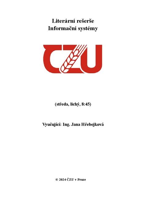 Schéma systematické rešerše