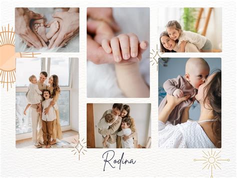 Koláž fotografií žáků při venkovních aktivitách