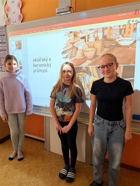 Studenti Gymnázia Uherské Hradiště při prezentaci