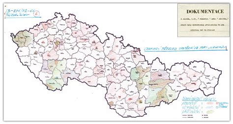 Mapa meziválečného Československa