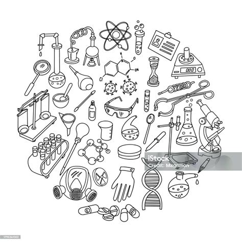 Ilustrace moderního laboratorního vybavení