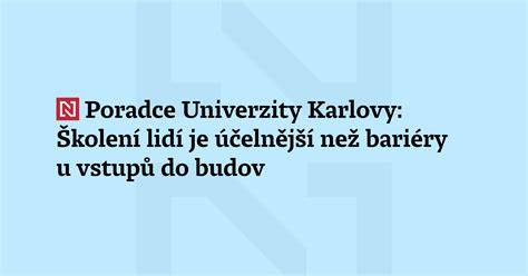 Rozložení budov Univerzity Karlovy
