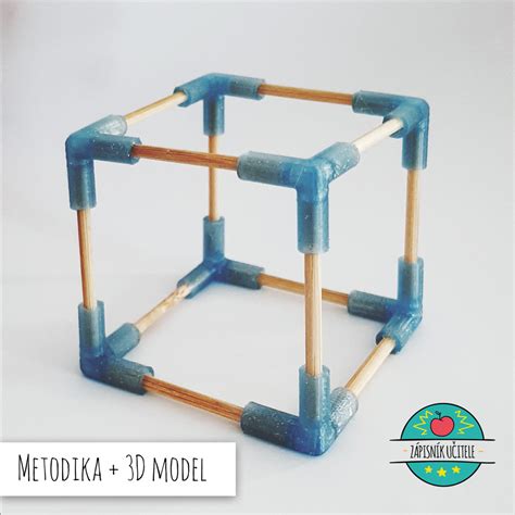 Model soma krychle složený ze sedmi dílů