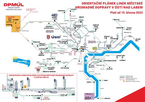 Mapa s vyznačenými tramvajovými a autobusovými zastávkami v okolí menzy